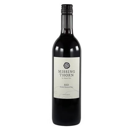 Missing Thorn Red Alcohol-Removed Malbec Wine by Aaron Pott - Sip Clean Non-alcoholic wine with Rich Black Cherry & Plum Notes - Low Sugar. Vegan. Gluten-Free